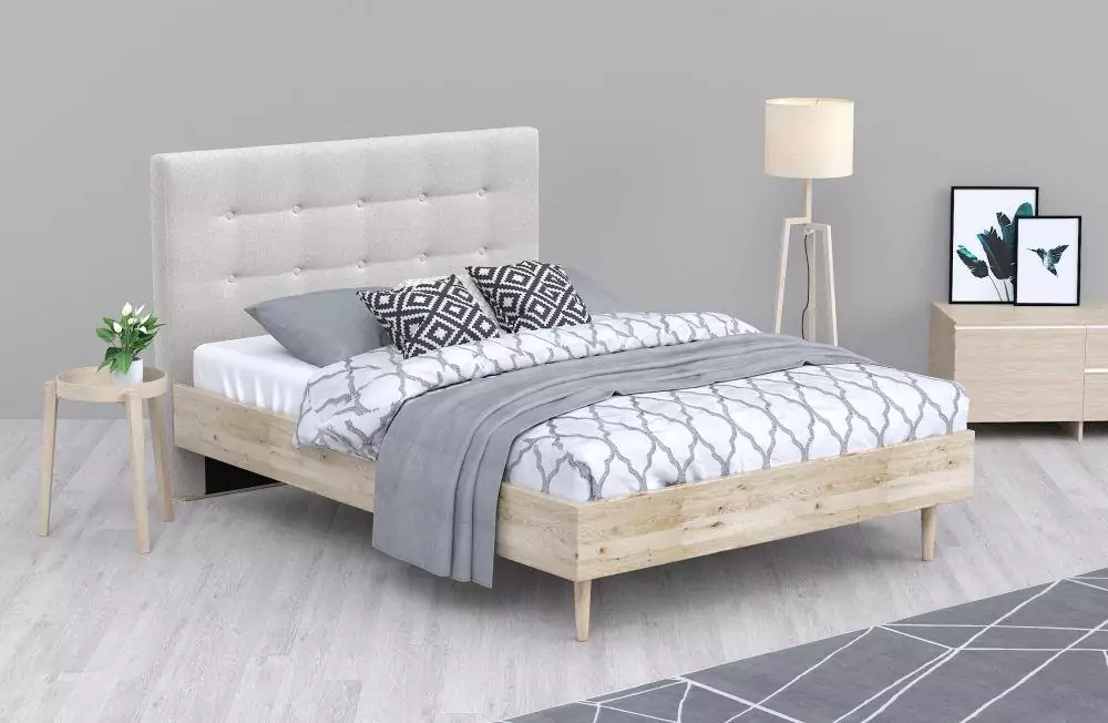 Мягкая кровать Альмена 160х200 дизайн 7