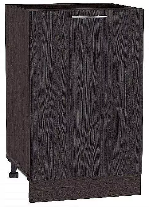 Шкаф нижний с 1-ой дверцей Валерия-М 500 Венге/Венге