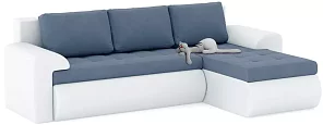 Угловой диван Кормакоф с подлокотниками Еврокнижка 