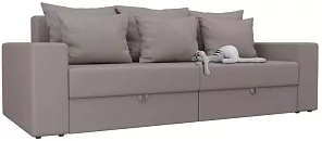 Прямой диван Мэдискона рогожка дизайн 1 Еврокнижка 