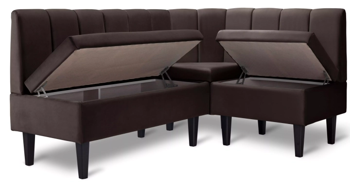 Кухонный угловой диван Лео дизайн 7