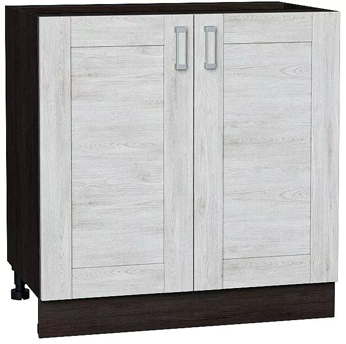 Шкаф нижний с 2-мя дверцами Лофт 800 Nordic Oak/Венге