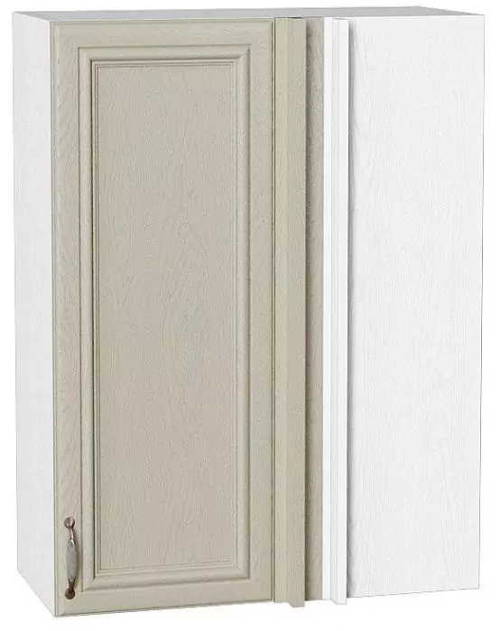Шкаф верхний прямой угловой Шале 920 Ivory/Белый