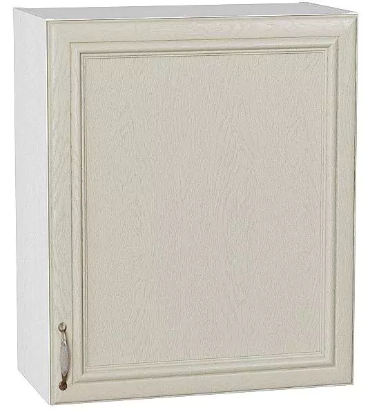 Шкаф верхний с 1-ой дверцей Шале 720х600 Ivory/Белый