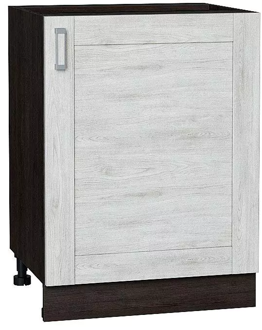 Шкаф нижний с 1-ой дверцей Лофт 600 Nordic Oak/Венге