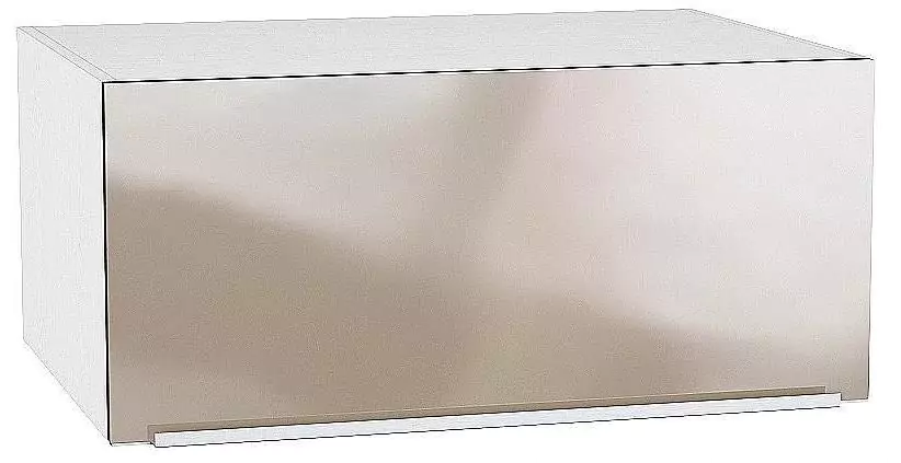 Шкаф верхний горизонтальный с увеличенной глубиной Фьюжн 800 Gallant/Белый