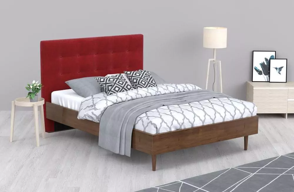 Мягкая кровать Альмена 160х200 дизайн 6
