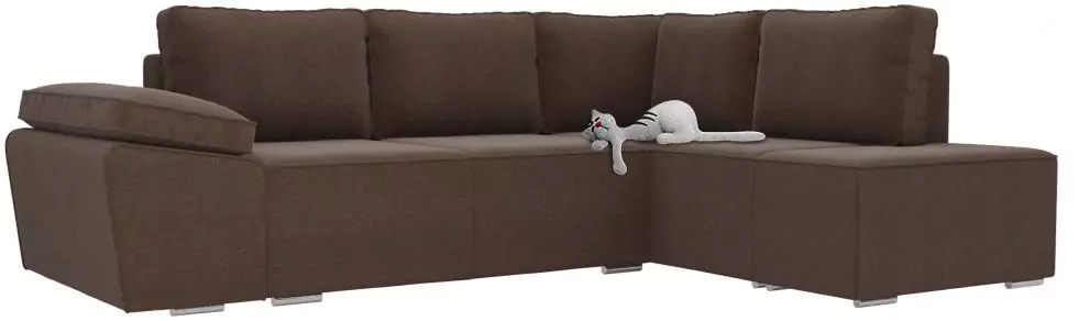Угловой диван Хьюго рогожка дизайн 3