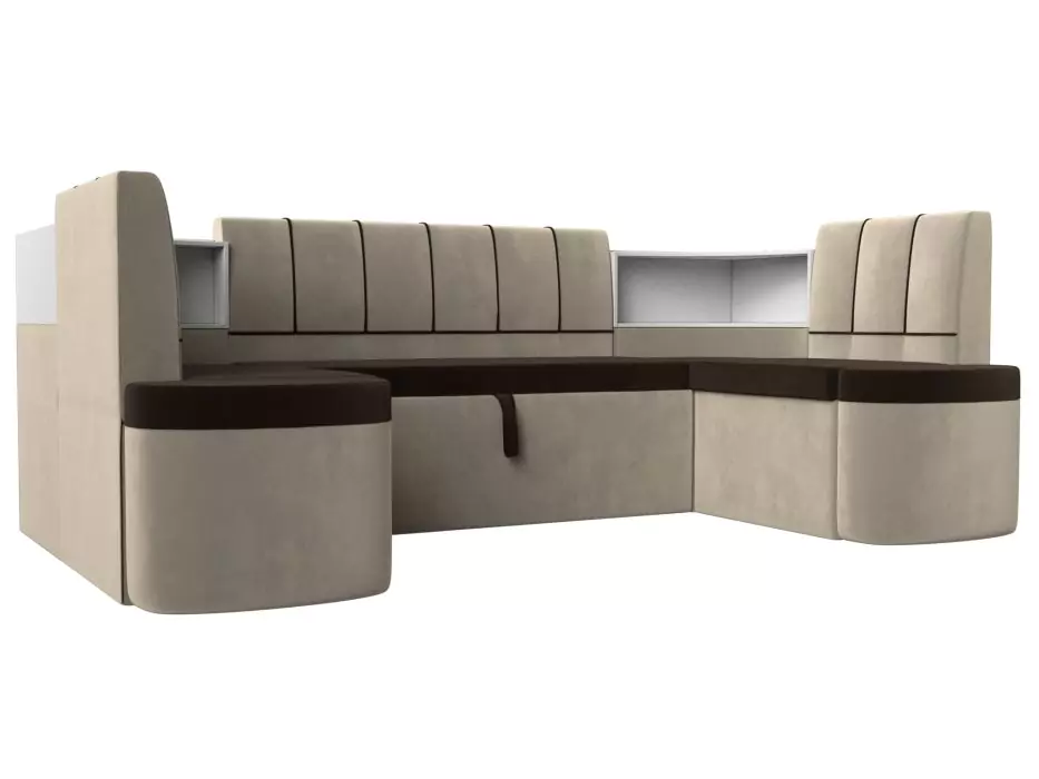 Кухонный диван П-образный Тефида Дизайн 16