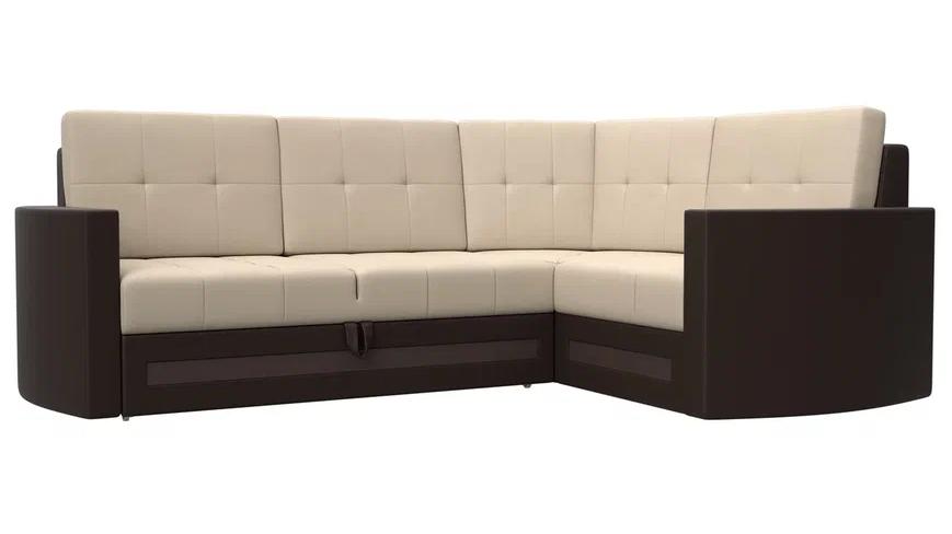 Угловой диван Белла дизайн 2 экокожа