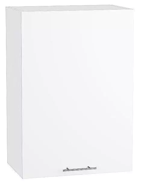 Шкаф верхний с 1-ой дверцей Валерия-М 920х600 Белый глянец/Белый