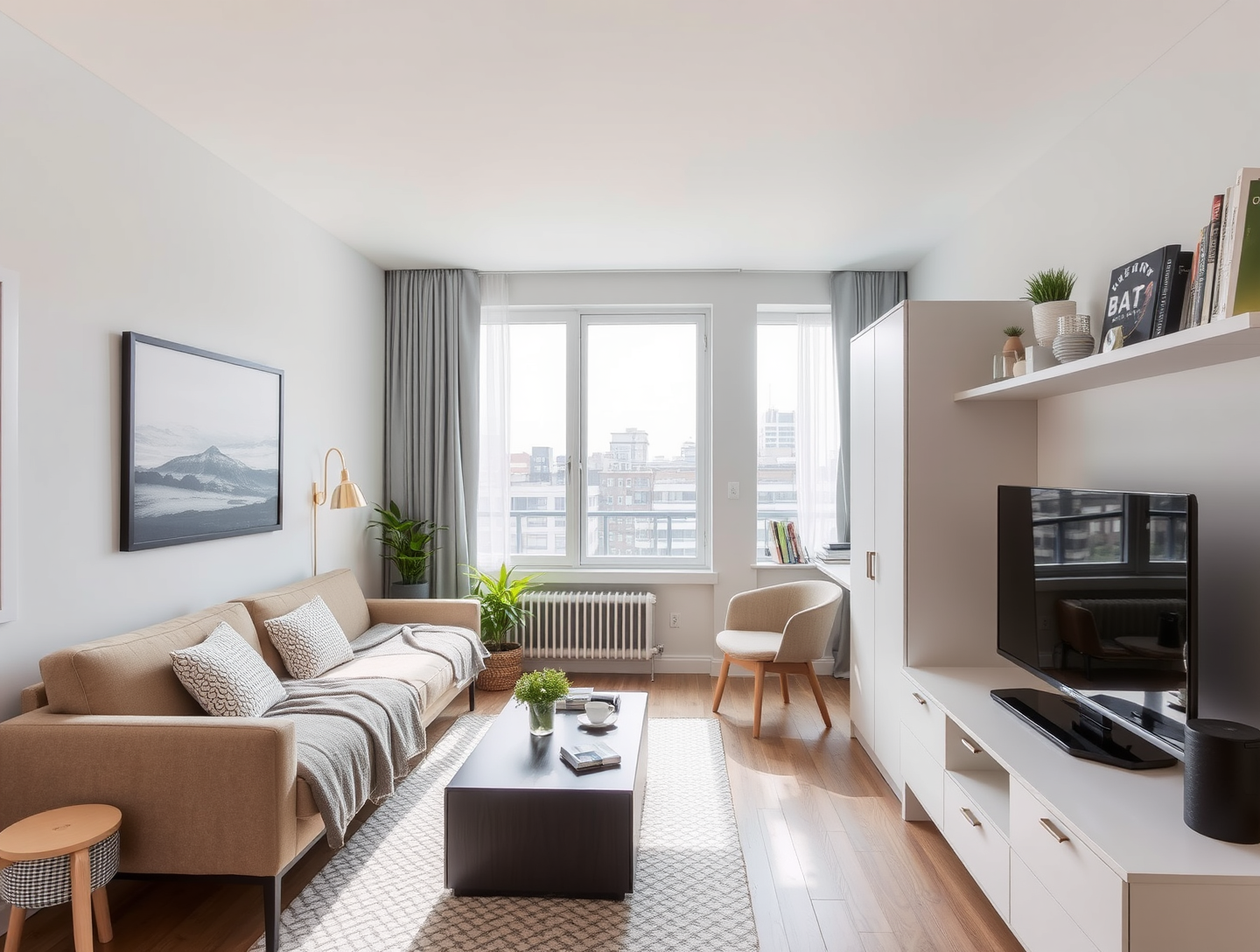 Дизайн квартиры-студии 17 м²