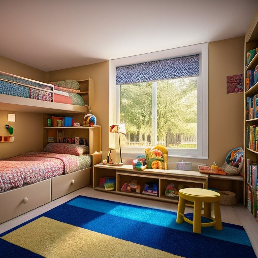 Дизайн детской комнаты 10 м²