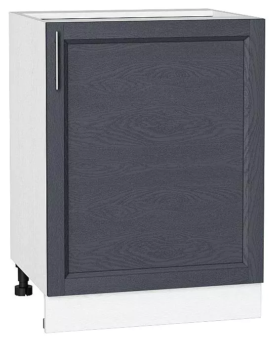 Шкаф нижний с 1-ой дверцей Сканди 600 Graphite Softwood/Белый