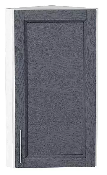 Шкаф верхний торцевой Сканди 720 Graphite Softwood/Белый