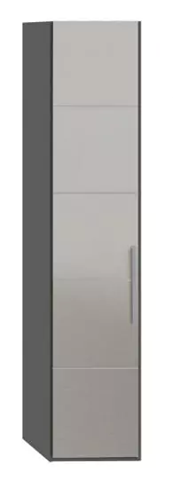 Шкаф-пенал с зеркалом левый Наоми дизайн 1