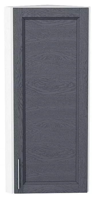 Шкаф верхний торцевой Сканди 920 Graphite Softwood/Белый