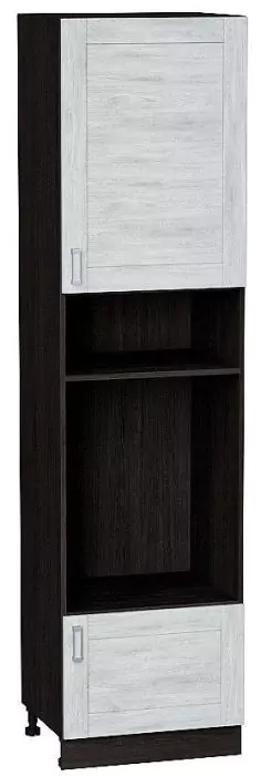 Шкаф пенал под бытовую технику с 1-ой дверцей и ящиком Лофт 606 (для шкафов выс 920) Nordic Oak/Венге