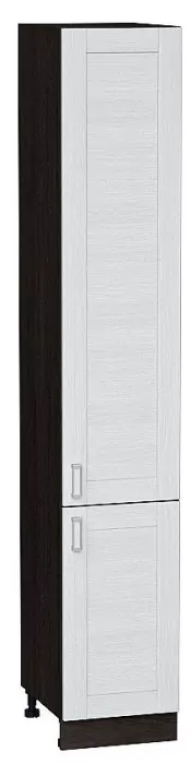 Шкаф пенал с 2-мя дверцами Лофт 400 (для верхних шкафов высотой 920) Snow Veralinga/Венге