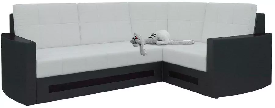 Угловой диван Белла дизайн 3 экокожа