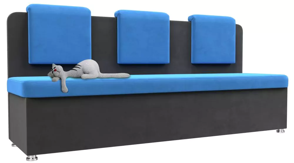 Кухонный прямой 3-местный диван Маккон дизайн 2