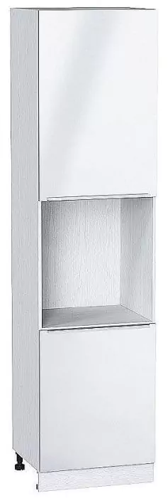 Шкаф пенал под бытовую технику с 2-мя дверцами Фьюжн 600Н (для верхних шкафов высотой 920) Angel/Белый