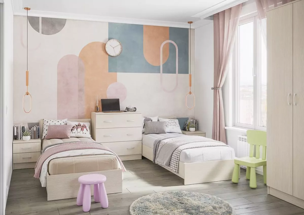 Дизайн детской комнаты 12 м²