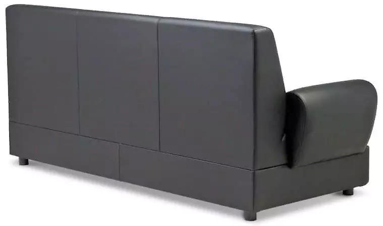 Прямой диван Матрикс, Черный