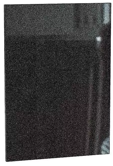 Торцевой фасад Валерия-М для нижнего шкафа Ф-94 Черный металлик