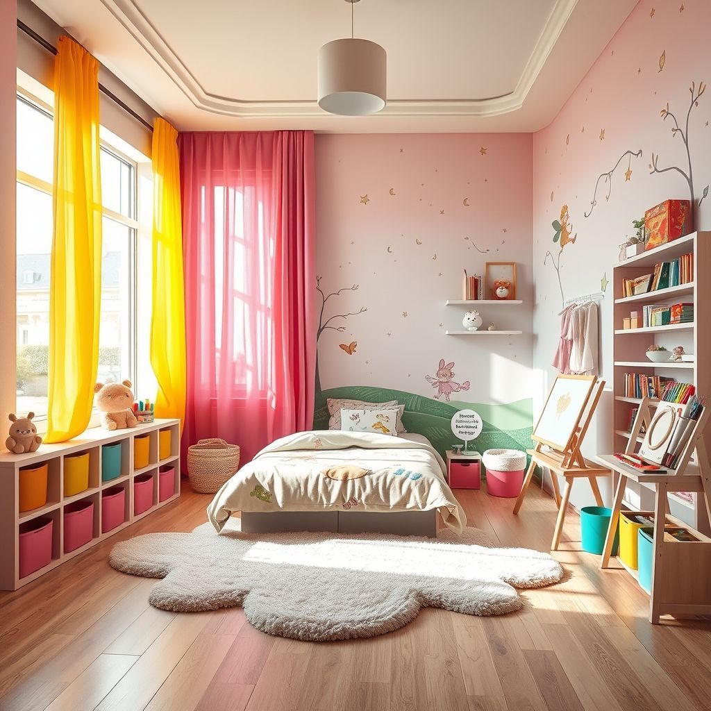 Дизайн детской комнаты 9 м²