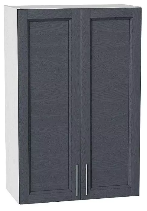 Шкаф верхний с 2-мя дверцами Сканди 920х600 Graphite Softwood/Белый
