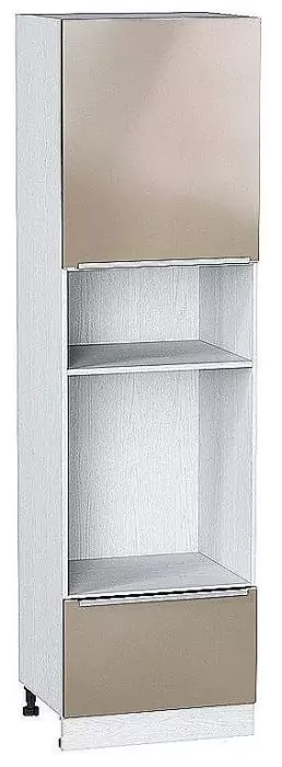 Шкаф пенал под бытовую технику с 1-ой дверцей и ящиком Фьюжн 606 (для шкафов высотой 720) Gallant/Белый