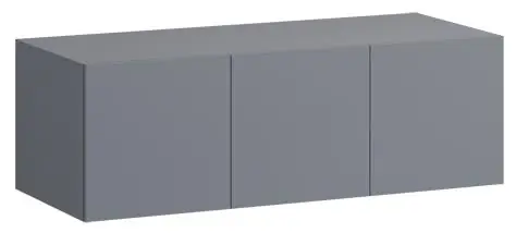 Антресоль к шкафу Бастион 1.2 м дизайн 2, графит