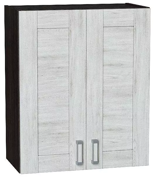 Шкаф верхний с 2-мя дверцами Лофт 720х600 Nordic Oak/Венге