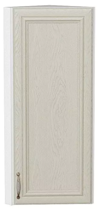 Шкаф верхний торцевой Шале 920 Ivory/Белый