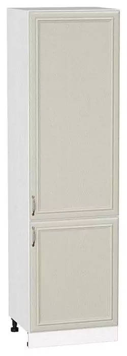 Шкаф пенал с 2-мя дверцами Шале 600 (для верхних шкафов высотой 720) Ivory/Белый