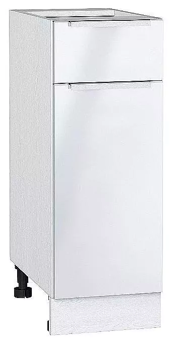 Шкаф нижний с 1-ой дверцей и ящиком Фьюжн 300 Angel/Белый