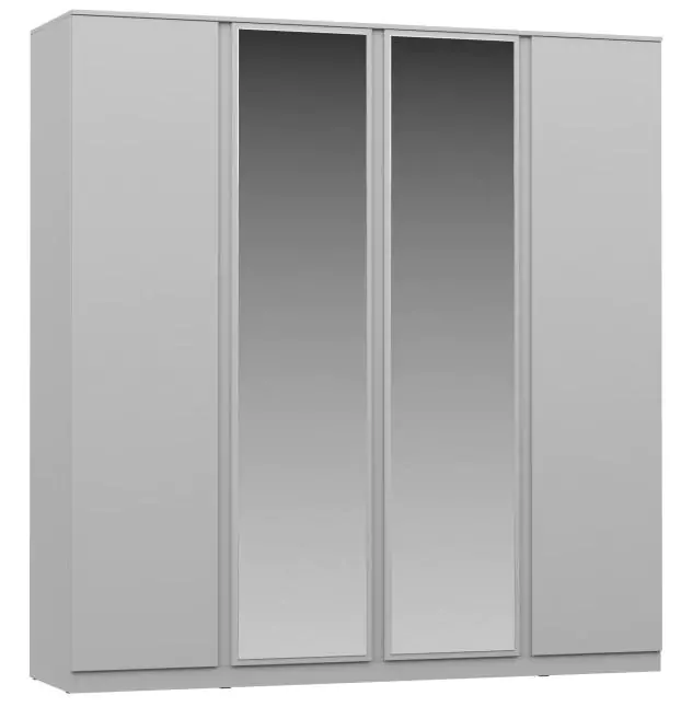 Шкаф 4-х дверный с зеркалом Stern (Штерн) дизайн 1