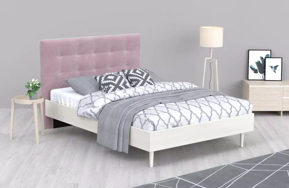 Мягкая кровать Альмена 160х200 дизайн 5