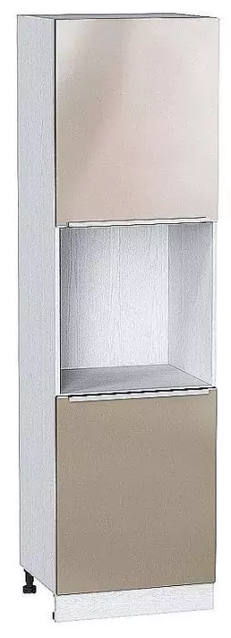 Шкаф пенал под бытовую технику с 2-мя дверцами Фьюжн 600 (для верхних шкафов высотой 720) Gallant/Белый