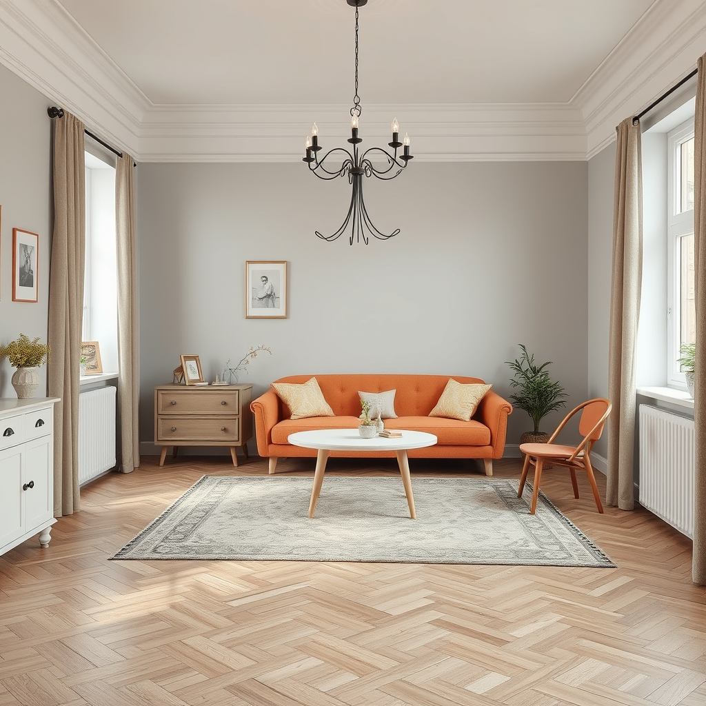 Дизайн гостиной 18 м²