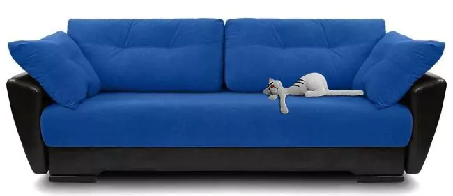 Прямой диван Амстердам, Синий {131365} – купить в Москве за 24890 руб винтернет-магазине Divano.ru