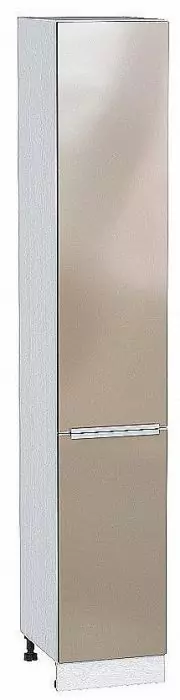Шкаф пенал с 2-мя дверцами Фьюжн 400Н (для верхних шкафов высотой 920) Gallant/Белый