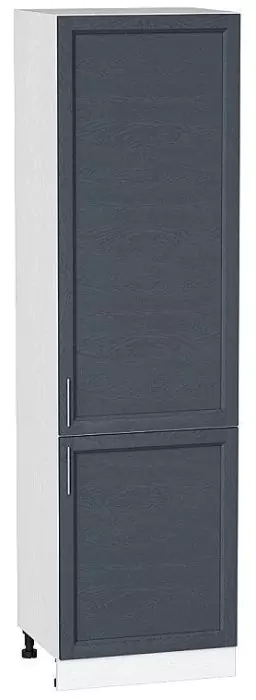 Шкаф пенал с 2-мя дверцами Сканди 600 (для верхних шкафов высотой 720) Graphite Softwood/Белый