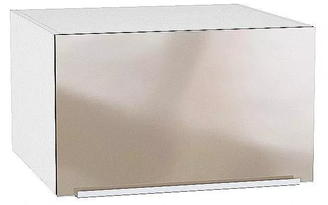 Шкаф верхний горизонтальный с увеличенной глубиной Фьюжн 600 Gallant/Белый