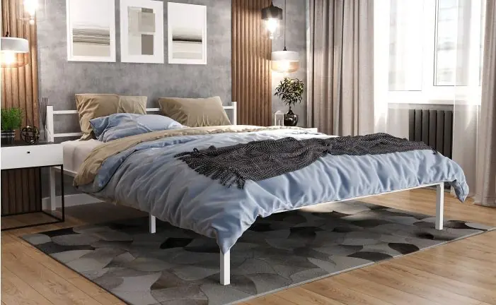 Кровать Фади 1 160х200, Белый