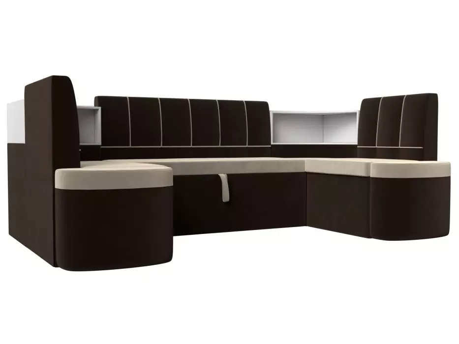 Кухонный диван П-образный Тефида Дизайн 15