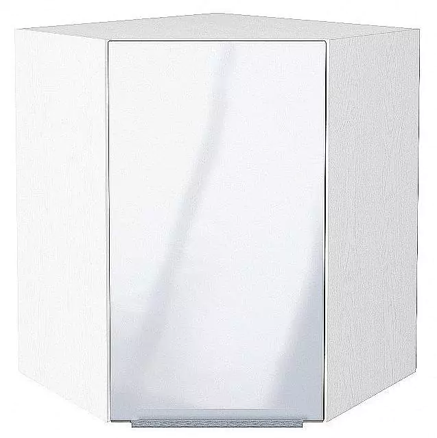 Шкаф верхний угловой Фьюжн 720 Angel/Белый