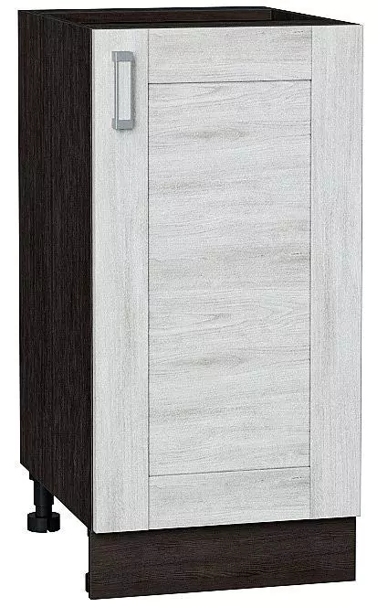 Шкаф нижний с 1-ой дверцей Лофт 400 Nordic Oak/Венге