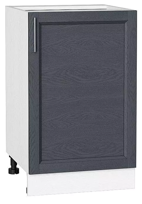 Шкаф нижний с 1-ой дверцей Сканди 500 Graphite Softwood/Белый
